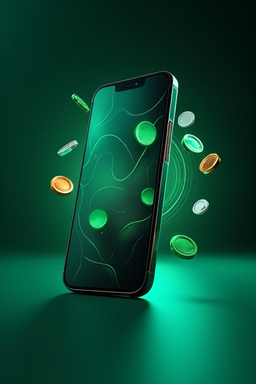 Smartphone with casino app